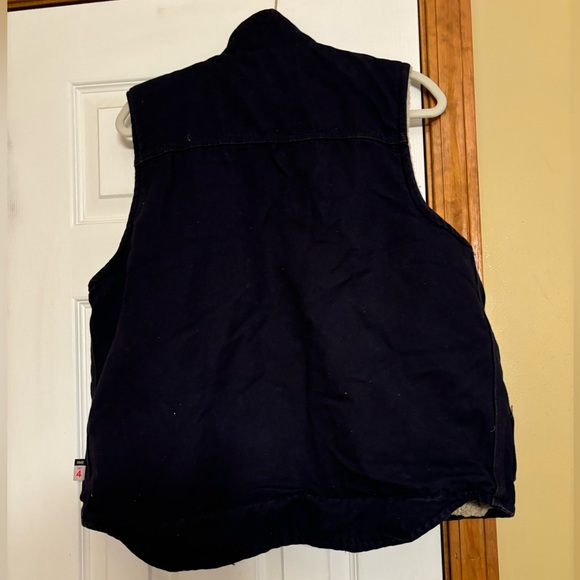 Men’s Navy Flame Resistant Vest - Picture 7 of 7